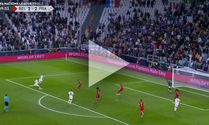 Theo Hernandez ŁADUJE GOLA na 3-2 z Belgią! [VIDEO]